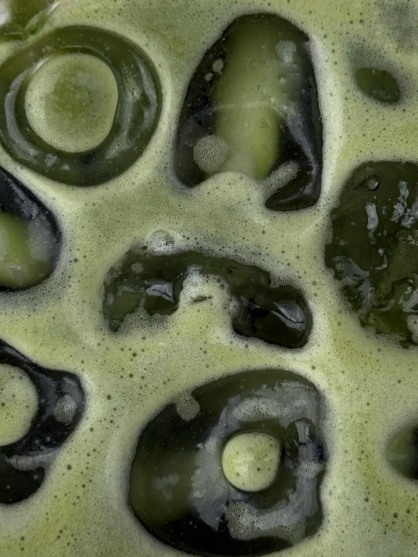 Freshly whisked matcha at The Matcha Spot